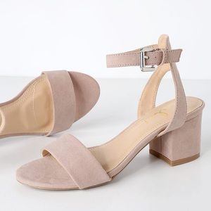 Lulus Primm nude heels